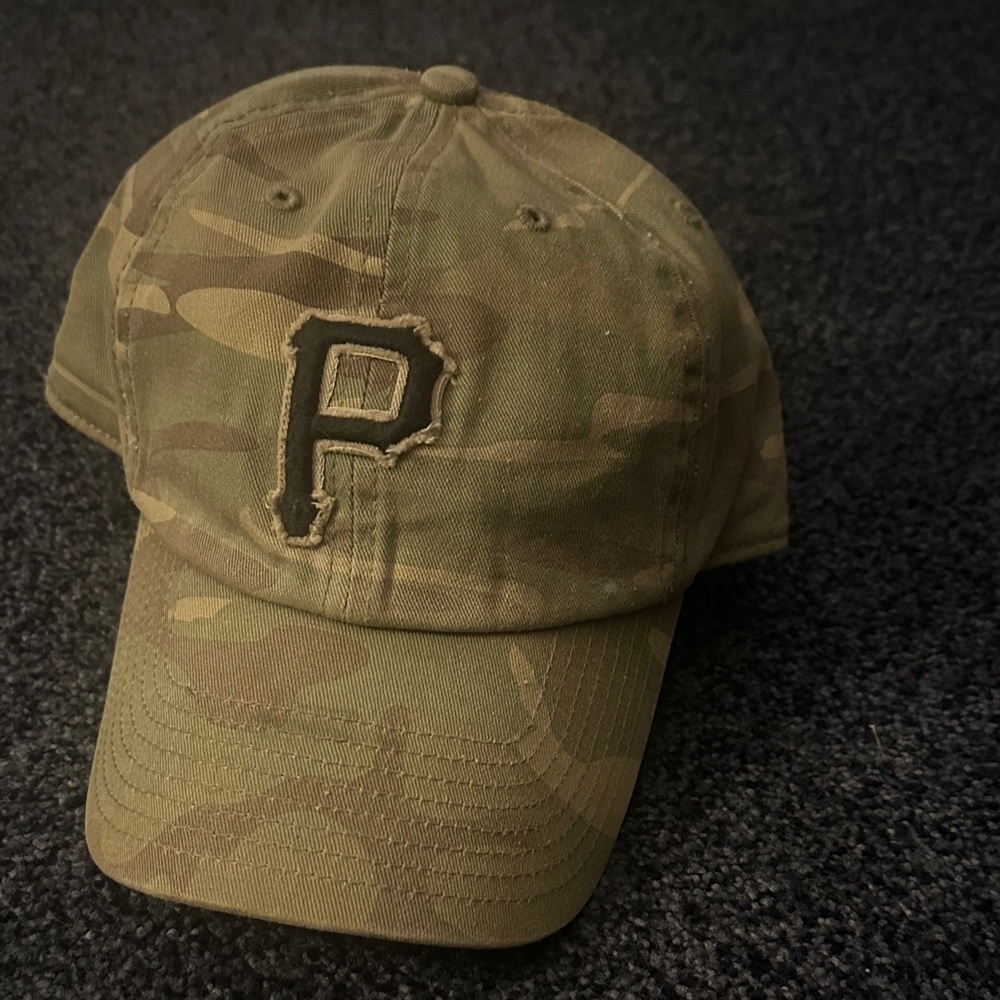 Camouflage Baseball Cap with Embroidered Logo